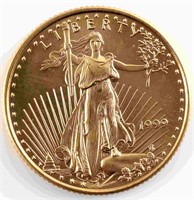 1999 GOLD 1/4 OZT AMERICAN EAGLE BU $10 COIN
