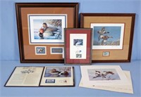 Group of First Day Issue Prints & Duck Stamps