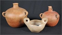 Three Pieces of Indian Pottery Unknown Age