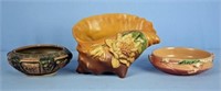 Three Pieces of Roseville Pottery