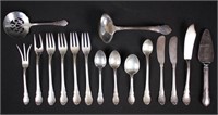 16 Pcs. Lunt Modern Victorian Sterling Silver
