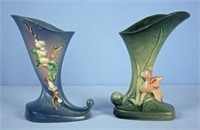 Roseville Zephyr Lily 204-8 & Snowberry 1CC-8 Vase