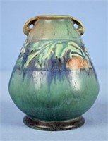 Roseville Pottery Baneda Green Vase Circa 1930