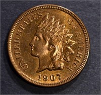 1907 INDIAN CENT, CH BU RB