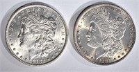 1882 & 1883 CH BU MORGAN DOLLARS
