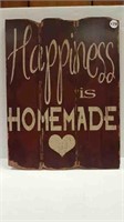 HAPPINESS IS HOMEMADE PLAQUE