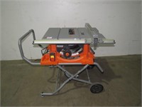 Ridgid 10" Table Saw w/ Rolling Stand-
