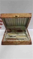 ANTIQUE MANICURE SET IN ORIGINAL CASE