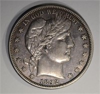 1892-S BARBER HALF DOLLAR