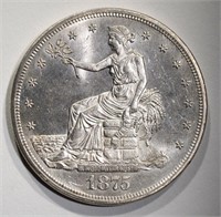 1875-CC TRADE DOLLAR  CH BU+
