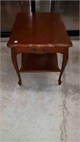 FRENCH PROVINCIAL 2-TIER END TABLE