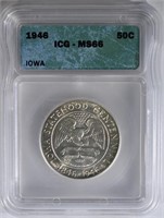 1946 IOWA COMMEM HALF DOLLAR