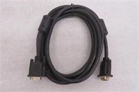 C&E 10' 15-Pin VGA M/VGA M Cable, Black