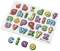 Melissa & Doug See-Inside Alphabet Peg Puzzle