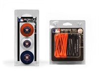 MLB Houston Astros 3 Ball/50 Tee Pack,