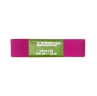 (2) Dritz 1 1/2" Soft Waistband Elastic, Berry