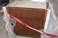 Freestanding Marble Top Counter/Cabinets