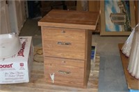 Wooden 2-Drawer File