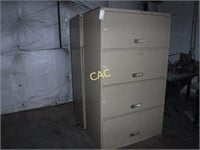 2pc 4drawer Lateral File Cabinets
