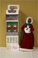 BYERS' CHOICE AFRICAN AMERICAN MRS CLAUS