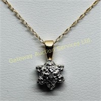 10K  Diamond Necklace