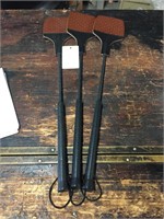 3 pak of Large Leather Swatters