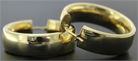 14kt Gold XX-Large 30 mm Hoop Earrings