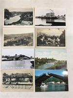 Lot of eight to Port Stanley postcards.