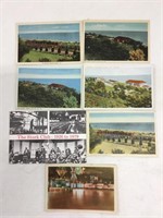 Lot of seven Stork Club, Port Stanley postcards.