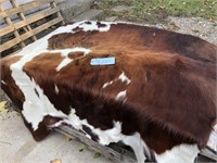 Hair on Cowhide - Brown and White - Medium Size