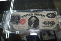1917 Large Us $1 Bill