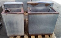 2 Hoskins Red Top Livestock Water Trough