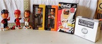 (3) Indy Car & (4) Nascar Drivers Bobbleheads