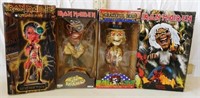 (3) Iron Maiden and (1) Grateful Dead Bobbleheads