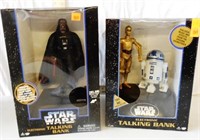 Darth Vader and C-3PO & R2-D2 Talking Banks