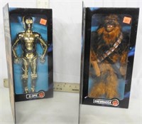 C-3PO and Chewbacca Figures