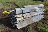 Pallet Assorted Steel Post, Various Lengths
