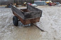 Homemade Utility Trailer, Approx 76"x51"x12"