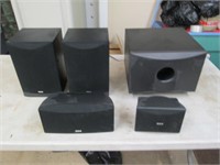 (5) RCA Speakers