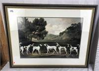 Framed Hunting Dog Artwork