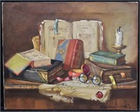 Janos Apatfalvi Czene Still Life with Books