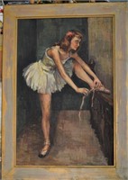 Ballerina Oil on Canvas