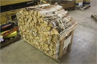 Crate of Split Birch Wood