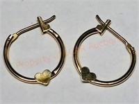 14KT Gold Hoop Earrings