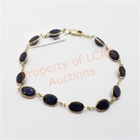 14K Natural Sapphire Bracelet