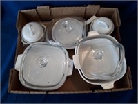 Glass And Pottery Cookware, Includes Corning Ware