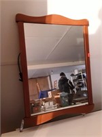 Maple Framed Mirror