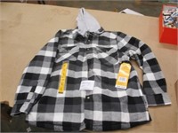 New Stanley Flannel Hooded Jacket Size L