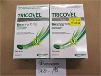 2 Pks Tricovel Biogenina 10mg Hair Growth Tablets
