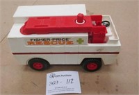 Vintage Fisher Price Rescue Truck